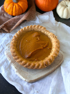 Pumpkin Spice Pie-5 INCH AND 9 INCH (Vegan, Soy & Gluten Free)