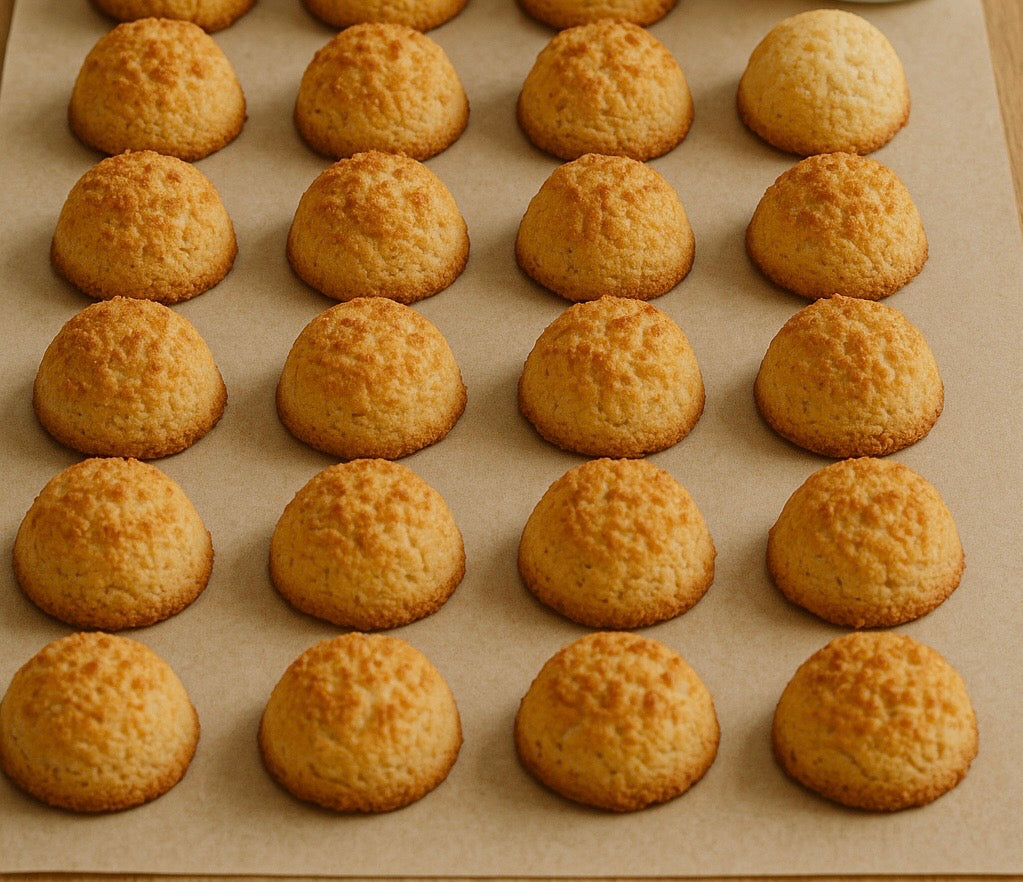Coconut Macaroons - Plain & Chocolate Dipped 4 pack