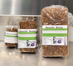 Nourish Bread -VARIOUS SIZE OPTIONS- NEW One Pound Loaf!  (Soy, Yeast and Refined Sugar Free)