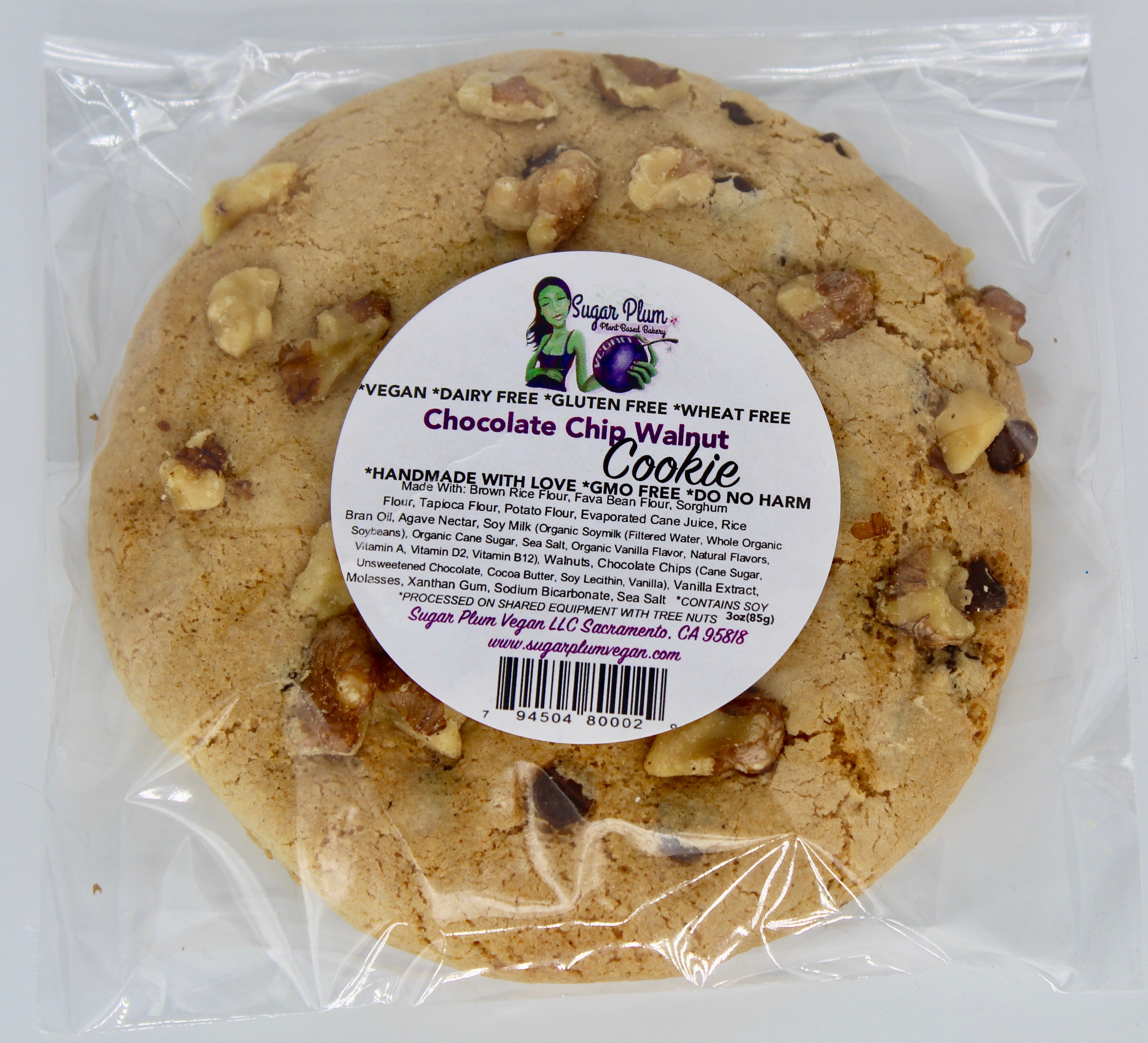 Large Chocolate Chip Walnut Cookie-VARIOUS SIZE PACKS