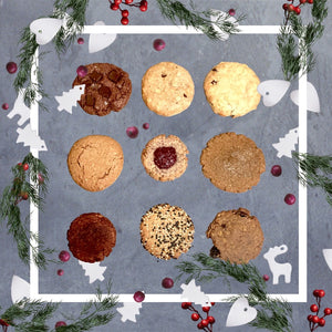 Baker's Dozen Holiday Cookie Gift Box Refined Sugar and Soy Free