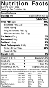 Nourish Bread -VARIOUS SIZE OPTIONS- NEW One Pound Loaf!  (Soy, Yeast and Refined Sugar Free)